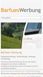 Mobile Screenshot of barfues-werbung.de